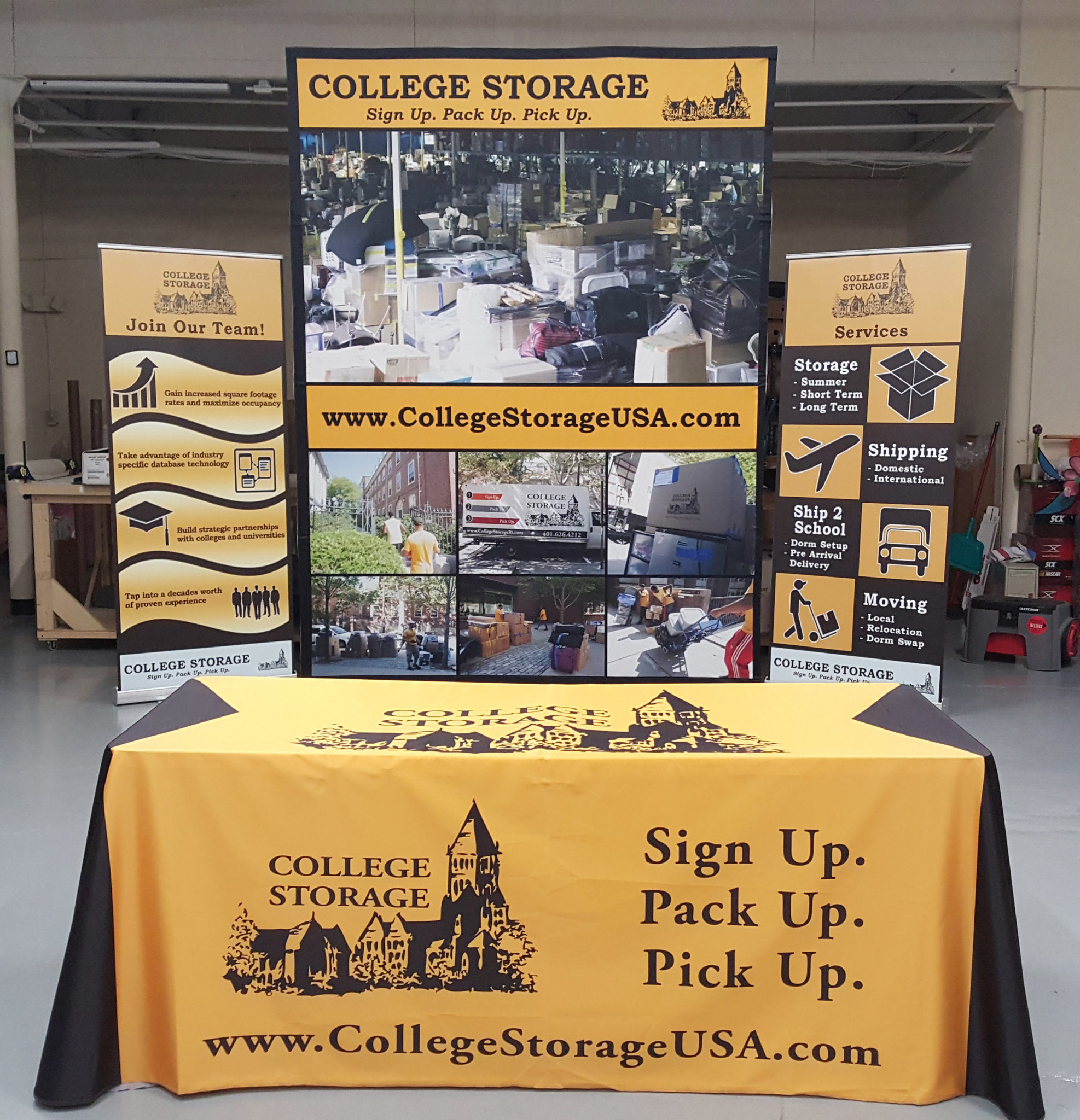 College Storage Trade Show Display 00